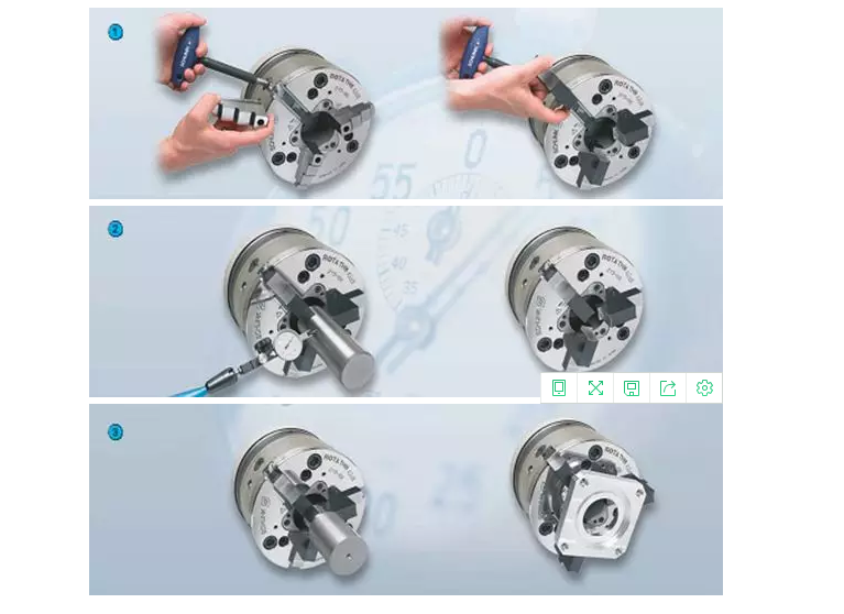 SCHUNK卡盤的基本結(jié)構(gòu)包括強化處理的卡盤基體，充分的油脂潤滑，磨損極為輕微。因此保持高精度下更長的使用壽命。獨具特色的外輪廓設(shè)計，使盡量少的冷卻液殘留在機床主軸或主軸軸承處。極端穩(wěn)固的盤體防止了因更高的夾持力及徑向負荷導(dǎo)致的精度失穩(wěn)狀況。大通孔，利于大尺寸棒料的通過及自動上下料 。基爪——通用性好，與F型及Duro型匹配。  　　卡爪快換系統(tǒng)：使用獨立鎖緊的卡爪，保持高精度的同時，極大縮短輔助時間(調(diào)整、更換)。