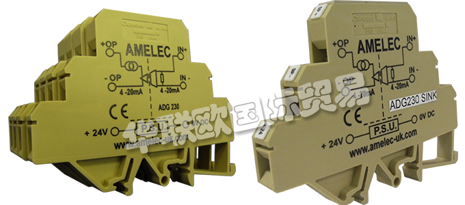 英國AMELEC公司的產(chǎn)品主要有：英國AMELEC變送器、AMELEC放大器、信號分離器、跳閘放大器、脈沖發(fā)生器、RTD分離器電流表、發(fā)射器、換能器、行程放大器、信號分配器、信號隔離器、信號轉(zhuǎn)換器、面板儀表、高壓信號變送器、電位器變送器、電流傳感器、電壓傳感器、直流電流變送器、接觸式中繼器、多通道信號隔離器、可編程信號隔離器、指示器、電源。
